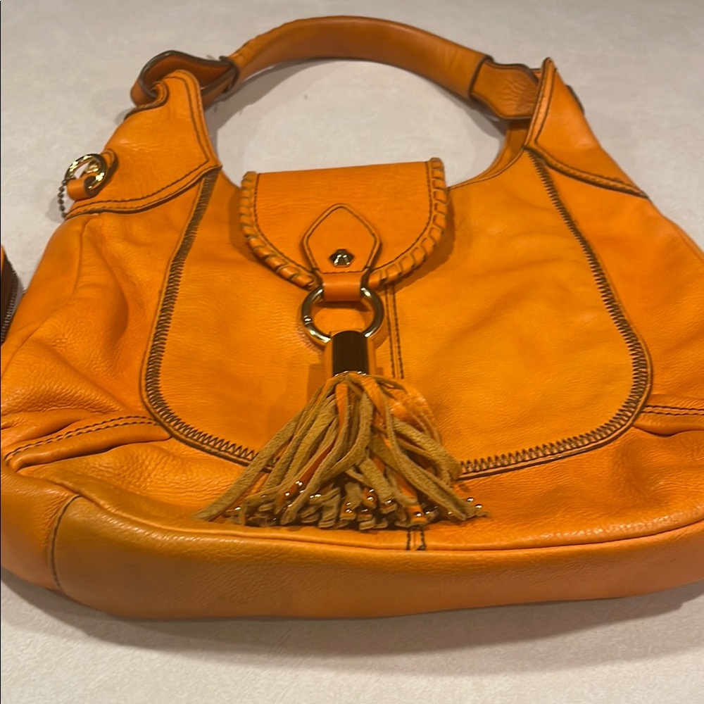 Oryany Orange Leather Women's Bag